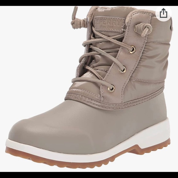 New Maritime Repel Sperry Boots Gray 